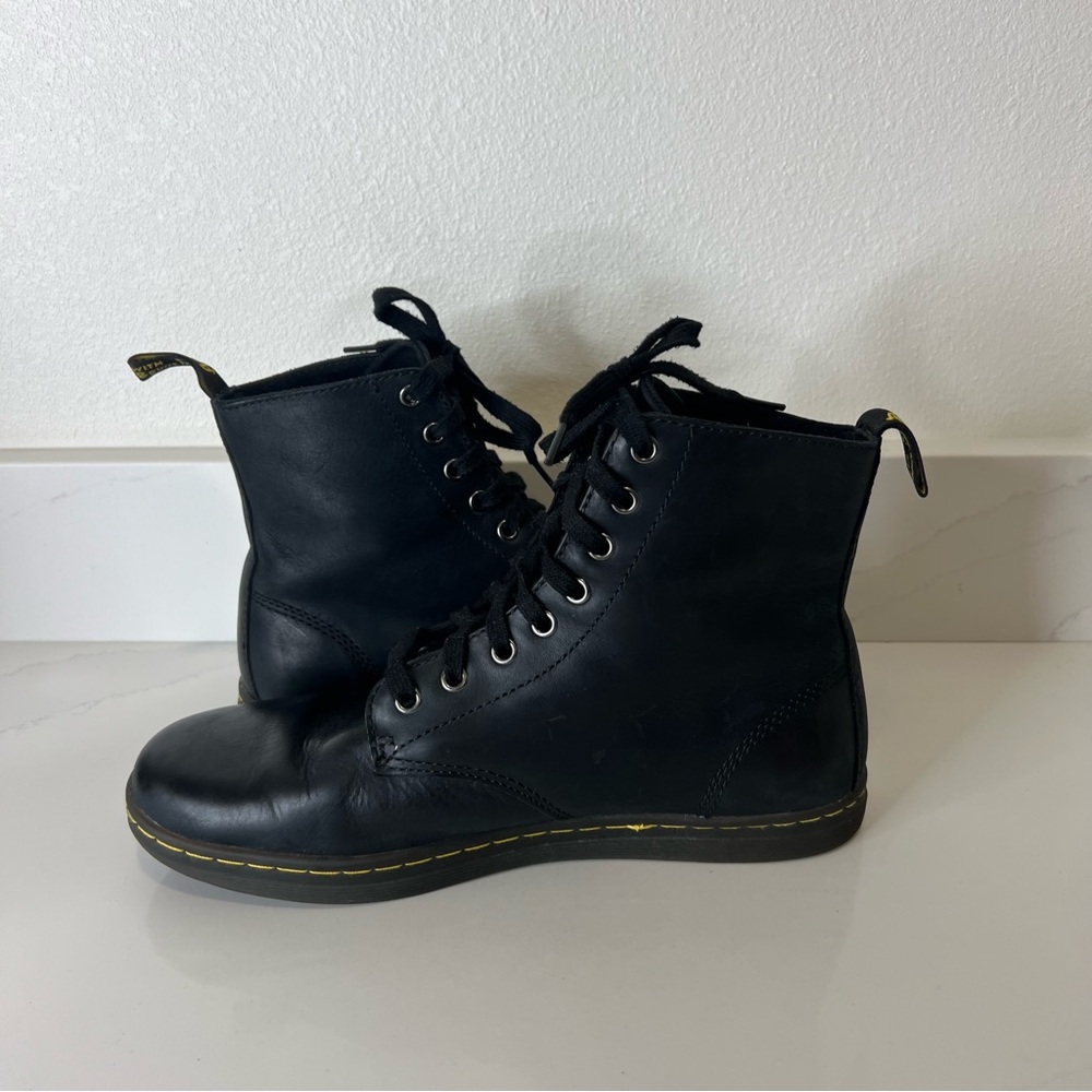 Dr. Martens Black Leather Boots - Picture 9 of 14